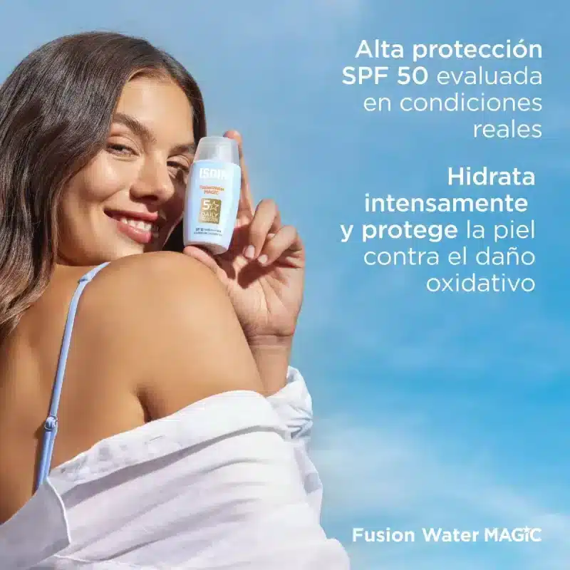 ضدآفتاب فیوژن واتربیرنگ مجیک ایزدین |  Fusion Water Magic | انواع پوست مخصوصا چرب|50ml - Image 3