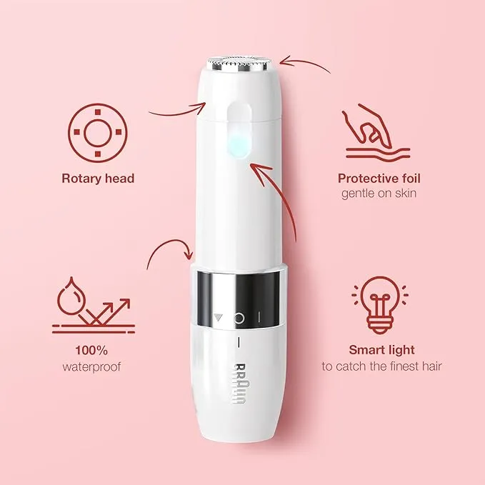 Braun Trimmer Facial Hair شیور بانوان براون